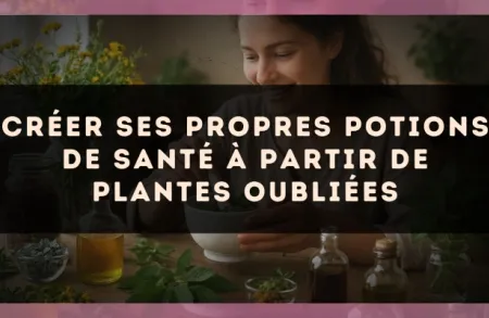 Créer ses propres potions de santé à partir de plantes oubliées
