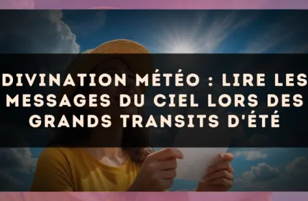 Divination météo : lire les messages du ciel lors des grands transits d'été