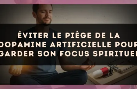 Éviter le piège de la dopamine artificielle pour garder son focus spirituel