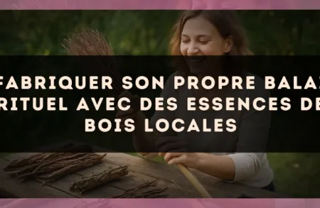 Fabriquer son propre balai rituel avec des essences de bois locales