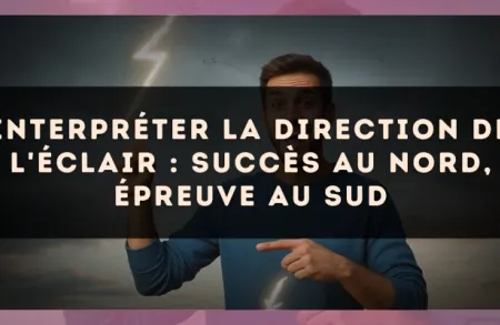 Interpréter la direction de l'éclair : succès au Nord, épreuve au Sud