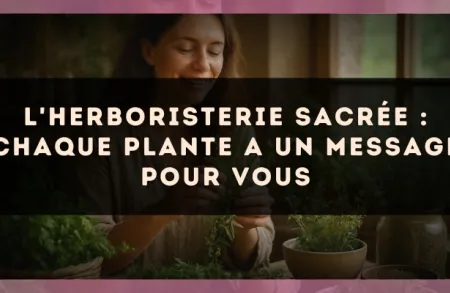 L'herboristerie sacrée : chaque plante a un message pour vous
