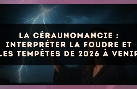La Céraunomancie : interpréter la foudre et les tempêtes de 2026 à venir