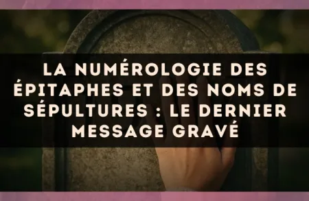 La numérologie des épitaphes et des noms de sépultures : le dernier message gravé