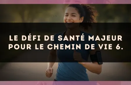 Le défi de santé majeur pour le Chemin de Vie 6.