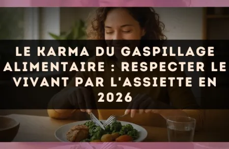 Le karma du gaspillage alimentaire : respecter le vivant par l'assiette en 2026