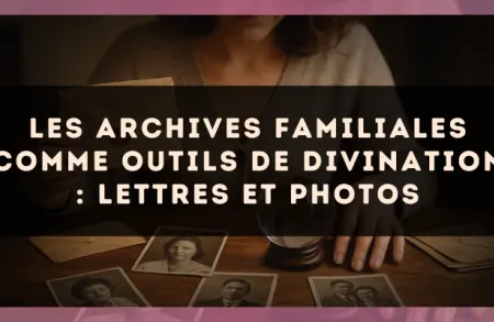 Les archives familiales comme outils de divination : lettres et photos