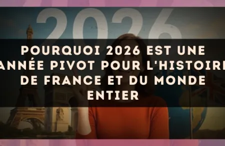 Pourquoi 2026 est une année pivot pour l'histoire de France et du monde entier