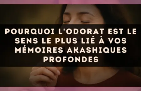 Pourquoi l'odorat est le sens le plus lié à vos mémoires akashiques profondes