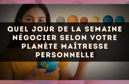 Quel jour de la semaine négocier selon votre planète maîtresse personnelle