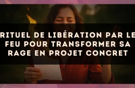Rituel de libération par le feu pour transformer sa rage en projet concret