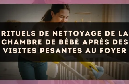 Rituels de nettoyage de la chambre de bébé après des visites pesantes au foyer