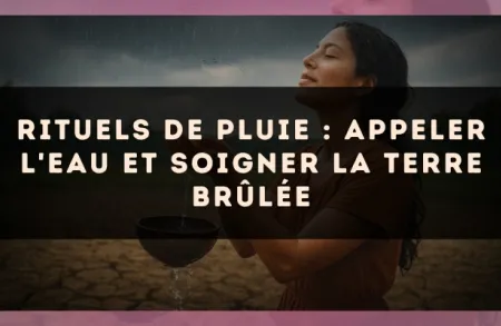 Rituels de pluie : appeler l'eau et soigner la terre brûlée