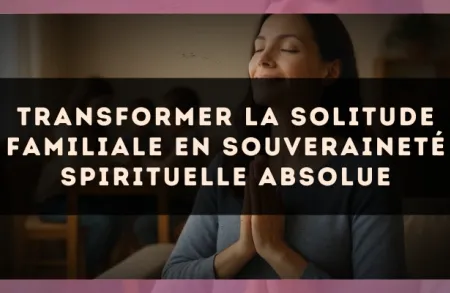 Transformer la solitude familiale en souveraineté spirituelle absolue