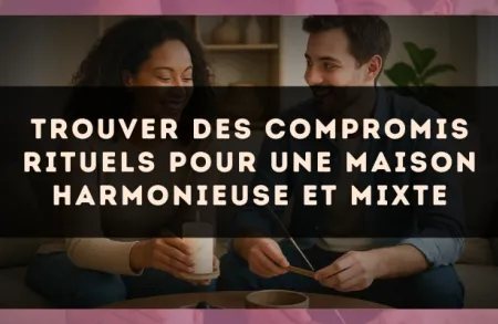 Trouver des compromis rituels pour une maison harmonieuse et mixte