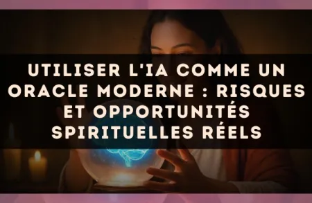 Utiliser l'IA comme un oracle moderne : risques et opportunités spirituelles réels