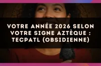 🗡️ Votre année 2026 selon votre signe Aztèque : Tecpatl (Obsidienne)