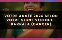 🦀 Votre année 2026 selon votre signe védique : Karkaṭa (Cancer)