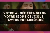 🌿 Votre année 2026 selon votre signe celtique : Hawthorn (Aubépine)