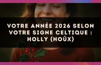 🌿 Votre année 2026 selon votre signe celtique : Holly (Hoûx)