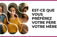 👪 Test : Est-ce que vous préférez votre père ou votre mère ? 