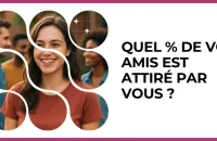 😍 Test : Quel % de vos amis est attiré par vous ? 