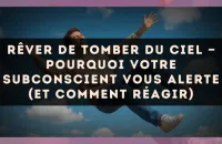 Rêver de tomber du ciel — Pourquoi votre subconscient vous alerte (et comment réagir)