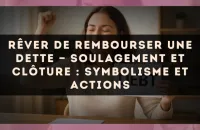 Rêver de rembourser une dette — Soulagement et clôture : symbolisme et actions