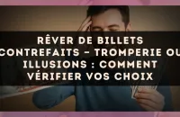 🔍 Rêver de billets contrefaits — Tromperie ou illusions : comment vérifier vos choix