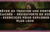 Rêver de trouver une porte cachée — Découverte de soi : exercices pour explorer plus loin