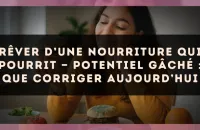 Rêver d’une nourriture qui pourrit — Potentiel gâché : que corriger aujourd’hui