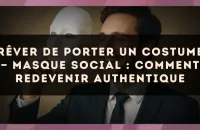 🎭 Rêver de porter un costume — Masque social : comment redevenir authentique