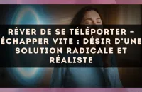 ⚡ Rêver de se téléporter — Échapper vite : désir d’une solution radicale et réaliste