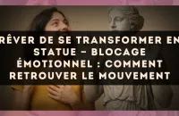 Rêver de se transformer en statue — Blocage émotionnel : comment retrouver le mouvement
