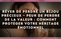 💎 Rêver de perdre un bijou précieux — Peur de perdre de la valeur : comment protéger votre héritage émotionnel