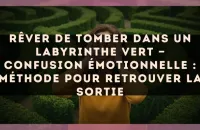 Rêver de tomber dans un labyrinthe vert — Confusion émotionnelle : méthode pour retrouver la sortie