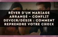 ⚖️ Rêver d’un mariage arrangé — Conflit devoir/désir : comment reprendre votre choix