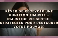 Rêver de recevoir une punition injuste — Injustice ressentie : stratégies pour restaurer votre pouvoir