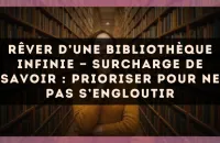 Rêver d’une bibliothèque infinie — Surcharge de savoir : prioriser pour ne pas s’engloutir