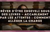 Rêver d’être enseveli sous des livres — Accablement par les attentes : comment alléger la charge