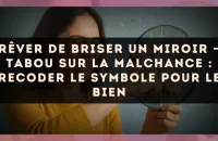 🪞 Rêver de briser un miroir — Tabou sur la malchance : recoder le symbole pour le bien