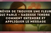 Rêver de trouver une fleur qui parle — Sagesse tendre : comment entendre et appliquer le message