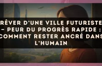 Rêver d’une ville futuriste — Peur du progrès rapide : comment rester ancré dans l’humain