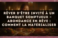 Rêver d’être invité à un banquet somptueux — Abondance en rêve : comment la matérialiser