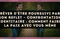 🪞 Rêver d’être poursuivi par son reflet — Confrontation identitaire : comment faire la paix avec vous‑même