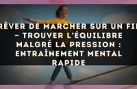Rêver de marcher sur un fil — Trouver l’équilibre malgré la pression : entraînement mental rapide