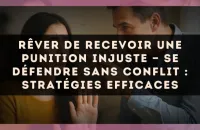 Rêver de recevoir une punition injuste — Se défendre sans conflit : stratégies efficaces