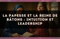 La Papesse et la Reine de Bâtons : intuition et leadership