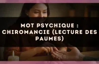 🖐️ Mot psychique : chiromancie (lecture des paumes)
