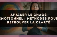 Apaiser le chaos émotionnel : méthodes pour retrouver la clarté